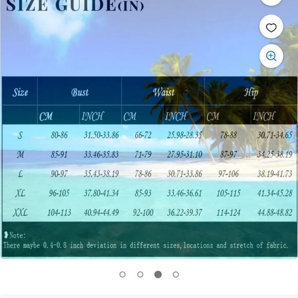 B2Prity NEW 1 Pc Swimsuit Swim Dress with Waist Cut-out - Cross Over Top Medium - Picture 2 of 8